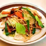 野菜炒め「塩味」（鉄板焼 関西風お好み焼き 甚六）