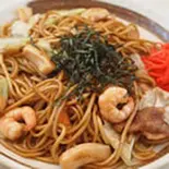 焼きそば(いか・えび・豚)（鉄板焼 関西風お好み焼き 甚六）