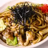 焼うどん(いか・えび・豚)（鉄板焼 関西風お好み焼き 甚六）