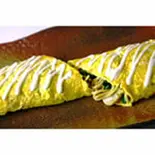 オムにんにくそば「塩味」（鉄板焼 関西風お好み焼き 甚六）