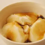 黒みつ杏仁プリン（鉄板焼 関西風お好み焼き 甚六）