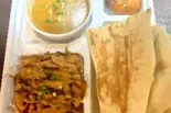 チキンカレーケバブ丼セット（ナンステーションはるき）