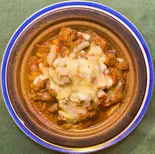 TAVUK SPECIAL ( Chicken saute with cheese ) チキン煮込みオーブン焼きチーズ 入り ( HALAL)  トルコ料理（トルコ料理ボスボラスハサン新宿店）