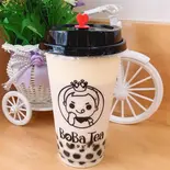 ジャスミンケーキミルクティー(BoBaTea 稲毛店)