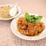 唐揚げ炒飯セット（萬来軒）