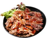 カルビ＆ハラミ丼(大)（焼肉丼 十兵衛）