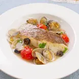 近海魚のアクアパッツァ（SALON AKARI）