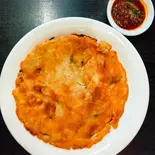 豚肉または挽き肉ネギ人参チヂミ（焼肉ノーベル）