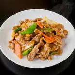 牛肉のオイスターソース炒め（上海亭 梅島店）