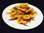 ピリ辛エビ揚げ（中華料理上海亭 木場店）