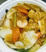 五目あんかけ焼きそば（中国酒家 ホルモサ 新青山ビル）
