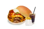 ダブルチーズバーガーセット/しろもちバンズ（the 3rd Burger 新宿大ガード店）