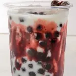 ブルーベリータピオカミルク Blueberry tapioca milk 500ml（DONER KEBAB）