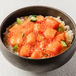 G2|いくらたっぷり親子サーモン丼 Salmon and salmon roe bowl(醤油をかけない海鮮丼 うみさち 三田店)