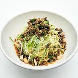 汁なし担々麺（元祖麻婆豆腐）