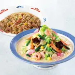 野菜たっぷりちゃんぽんチャーハンセット（リンガーハット ゆめタウン博多店）