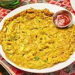 インドのオムレツ Indian Omelette（NAMASTE TOKYO）