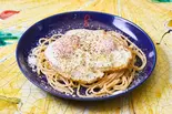 【ST-2】ナポリの目玉焼きパスタ、プヴゥリエッロ・スパゲッティ（タランテッラ ダ ルイジ (TARANTELLA da luigi)）