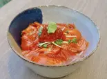 サーモンいくら丼(IZAMESHI Dish)