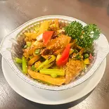 豚モツ汁なし四川風鍋(干锅肥肠)（星宿飯店 浦安駅前店）