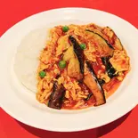 茄子と玉子丼（中国料理 竹園 百年橋店）
