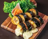 辛々牛ホルモンチーズキンパ Spicy Beef Offal Cheese Gimbap（韓国ジャージャー麺 ドラゴン☆ブラック 久米川店 DRAGON☆BLACK korean jar jar noodles restaurant Kumegawa）
