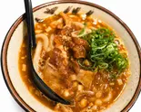 かすカレーうどん（深夜食堂 竹蔵）