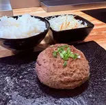 特選黒毛和牛ハンバーグ弁当(Mサイズ160g)※ライス・サラダつき（花より、ハンバーグ。本店）