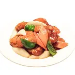 揚げ白身魚の甘酢ソース煮（福隆酒家）