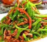 豚肉とピーマン炒める（旺華楼）