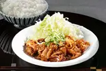 名物！旨辛味噌ぶたやき肉定食（十勝帯広豚丼 三代目ぶた広 西新店）