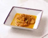 根菜とエビのアラビアータ(1000円パスタ 東粉浜ワンコイン酒場)