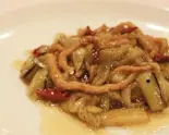 茄子と豚肉の唐辛子炒め（中国料理 クーリン）