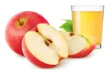 fresh apple juice 搾りたてのリンゴジュース（NAMASTE ASIAN KITCHEN AND HALAL SHOP）