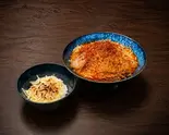 麻辣ラーメン×チーズリゾット風セット(電子レンジ対応) Mala（うまそうなラーメン屋ジャンク店）