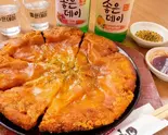 キムチ_チヂミ(新大久保韓国横丁 漢江(ハンガン)の奇跡)