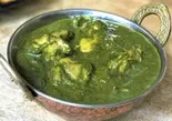 ほうれん草チキンカレービッグサイズ。 Horenso Chicken Curry big(ジャムナカレーJAMUNA CURRY)