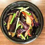 ナスとニンニクの芽の和え(龍盛菜館 水天宮店)