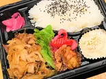 豚生姜焼き弁当（餃子工房 ちびすけ 東心斎橋店）