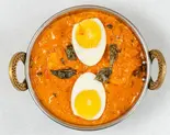 Kerala Egg Roast ケララエッグロースト 1300円(ニルワナム 南インド料理レストラン 神谷町店 Nirvanam South Indian restaurant Kamiyacho branch)