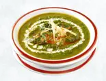 ほうれん草とチキンカレー(ランチ)（インド料理ナンカレー）