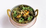 エビサーグ Shrimp Saag（インド料理 ケバブ ＆ ビリヤニ ハウス Indian Restaurant Kebab ＆ Biryani house）