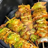 炸卷心菜 キャベツの串揚げ(玉松麻辣烫)