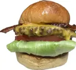 【人気No3‼】ベーコンチーズバーガー(ポテト付)（Harema ハンバーガーとコーヒーと）