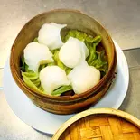 蒸しエビ餃子（華聖樓）