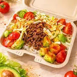 アボカドとチーズのタコライス（深夜弁当）
