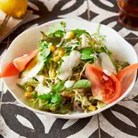 野菜たっぷり|フレッシュグリーンサラダ Fresh Green Salad（森下で50年続く洋食屋 カフェレストラン鍵）