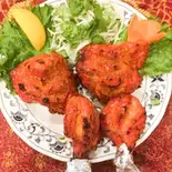 タンドリーチキン(4ピース) Tandoori chicken 4P(ラフィー インディアンレストラン)