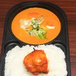 野菜カレー＆ご飯 チキンティッカなし（アジアン レストラン マナスル）
