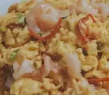 エビと玉子炒め（本格中華料理 東盛軒）